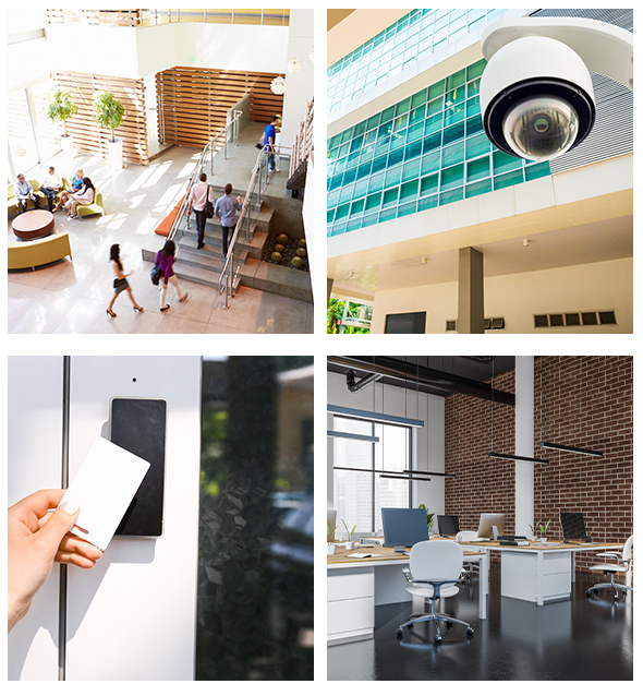 Office Spaces security cameras by Security Cameras of Cincinnati