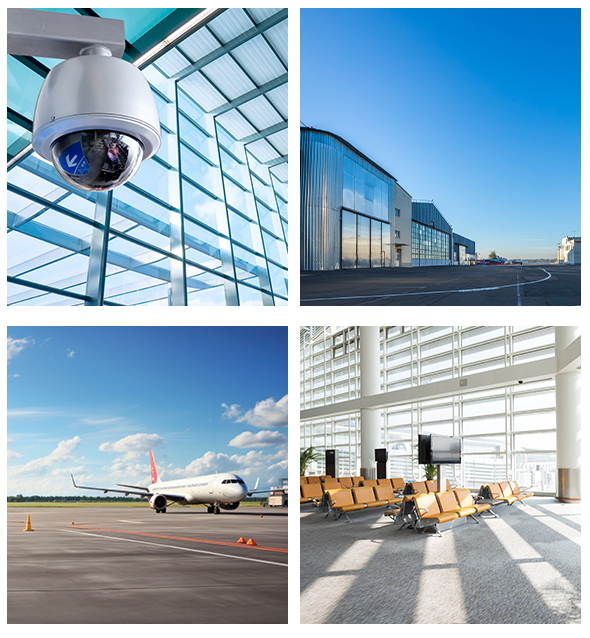 Aviation security cameras by Security Cameras of Cincinnati